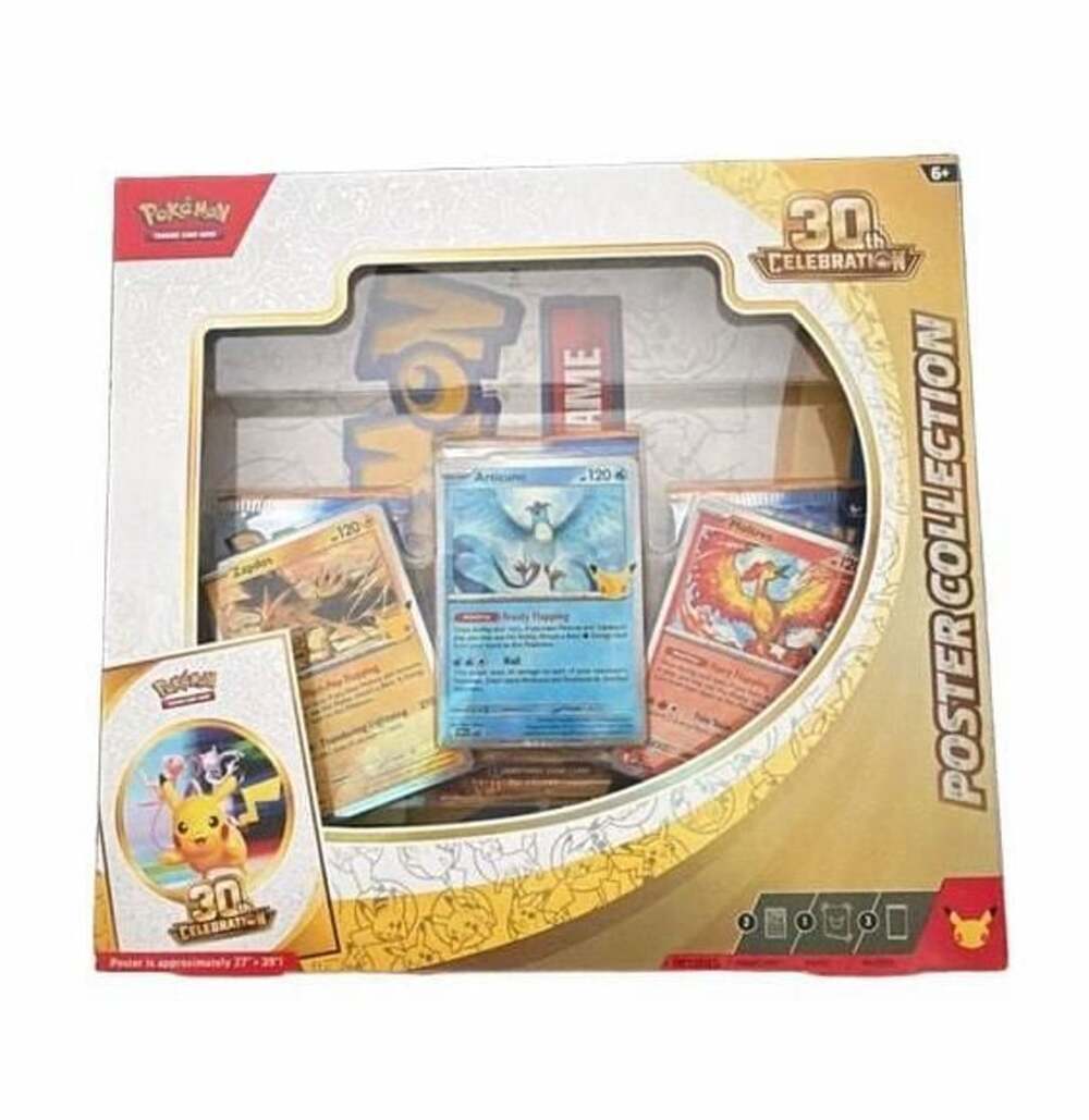 Pokemon TCG 30th Celebration Poster Collection Sealed Box